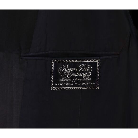 Rogers Peet Tuxedo Vintage New York Black 1-Btn Formal Blazer Jacket 42L - Picture 7 of 8